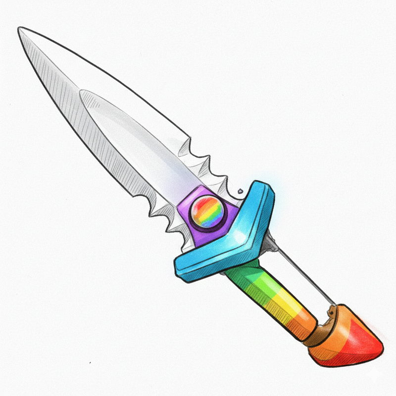 Chroma Snow Dagger